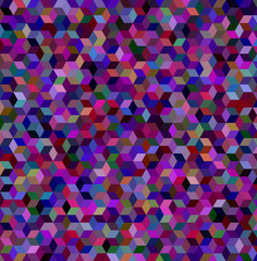 Dark 3d cube mosaic vector background design