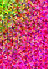 Colorful abstract 3d cube mosaic background