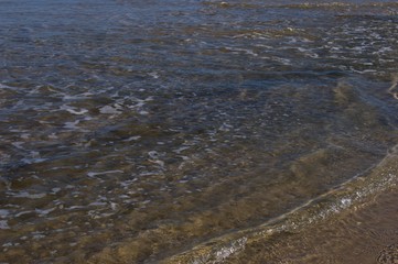 Atlantic Ocean waves and water ripples