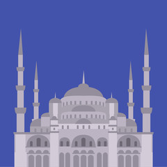 The Blue Mosque, Sultanahmet Camii, Istanbul, Turkey, middle east islamic architecture