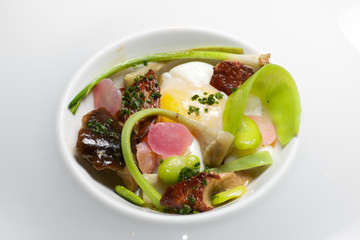 Egg with foie