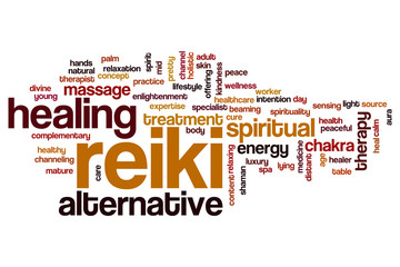 Reiki word cloud