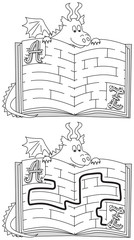 Easy dragon maze