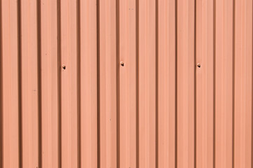 Metal siding with vertical lines