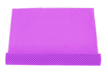 Slip rubber mat isolated on white background