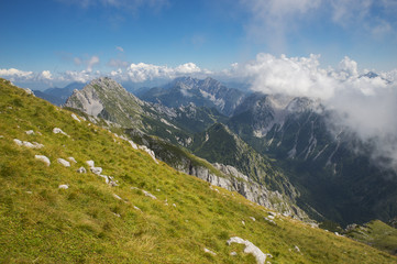View from Stol mountain, Slovenia