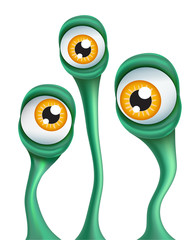 Cartoon Alien Eyes