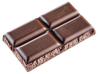 Pieces of chocolate bar. File contains clipping paths.