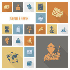 Business and Finance Icon Set