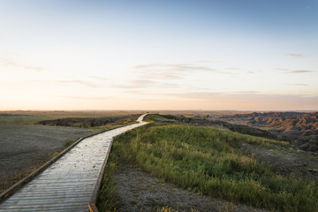 viewing deck overlooking an area with American Canyon