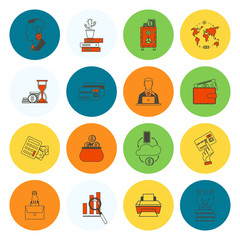 Business and Finance Icon Set