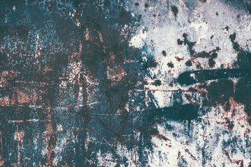 Rust texture. Colorful Rusty old scratched metal textured backgr