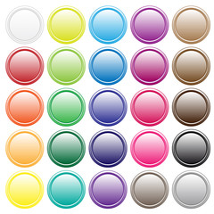 Colorful button collection