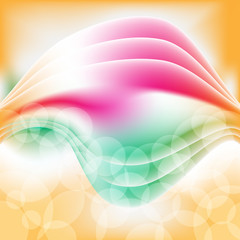 Beautiful colorful background with circles and abstract shapes