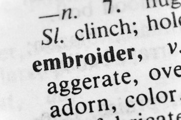 Embroider