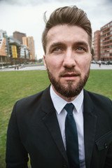 Erschöpfter Manager