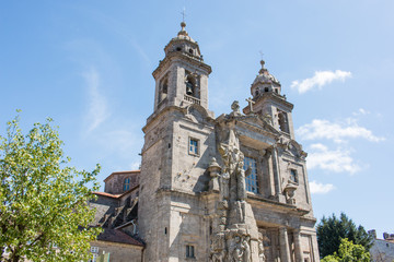 Fototapeta na wymiar Convento de San Francisco de Santiago de Compostela Galicien Spanien