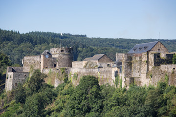Fototapeta na wymiar Medieval Castle of Bouillon in Belgian Ardennes