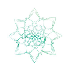 Fototapeta premium Zentangle mandala