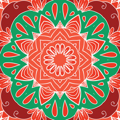 Flower mandala background