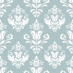 Seamless Damask Vector Background