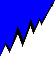 Up Arrow stylized Estonian flag