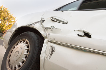 Fototapeta premium car crash