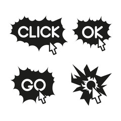 Button for the web in the gap, click, go, ok. Web arrow