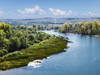 River valley in the countryside