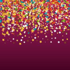 confetti explosion festival isolated vector illustration eps 10