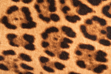 Faux leopard fur