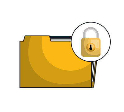 icon folder files archive isolated vector illustration eps 10