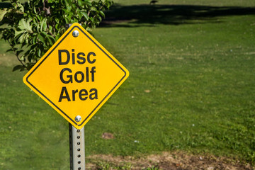 we play disc golf here