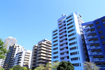 幕張のマンション街