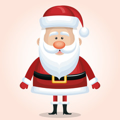santa claus christmas isolated vector illustration eps 10