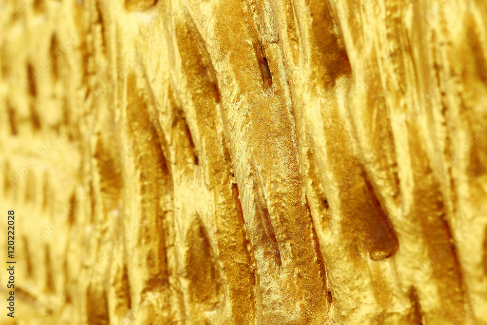 Poster golden for pattern and background