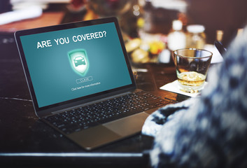 Are You Covered Accident Insurance Property Concept