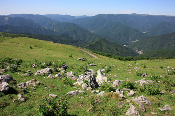 Naklejka premium 四国カルスト