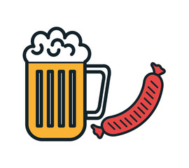 icon beer cold drink design vector illustration eps 10