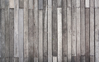 Rustic timber plank floor