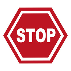 stop signal classic isolated vector illustration design