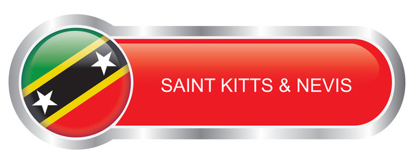 Saint Kitts and Nevis Flag glossy banner 