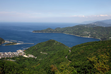 Fototapeta na wymiar 権現山展望台からの風景 