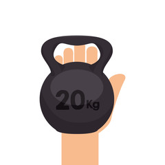 cartoon fitness sport elements design vector illustration eps 10