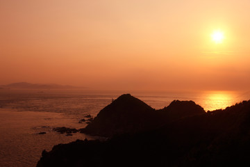 佐田岬の夕日