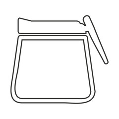 teapot cute isolated icon vector illustration design