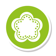 beautiful flower drawing isolated vector illustration design