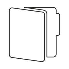 folder file document isolated icon vector illustration design