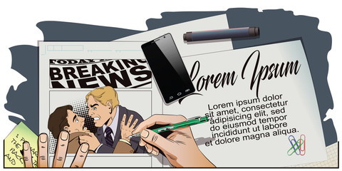 Conflict men. Fight businessman.