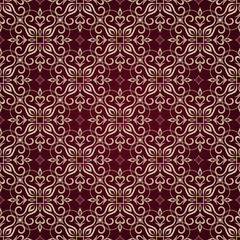 Vector seamless texture in Eastern style.